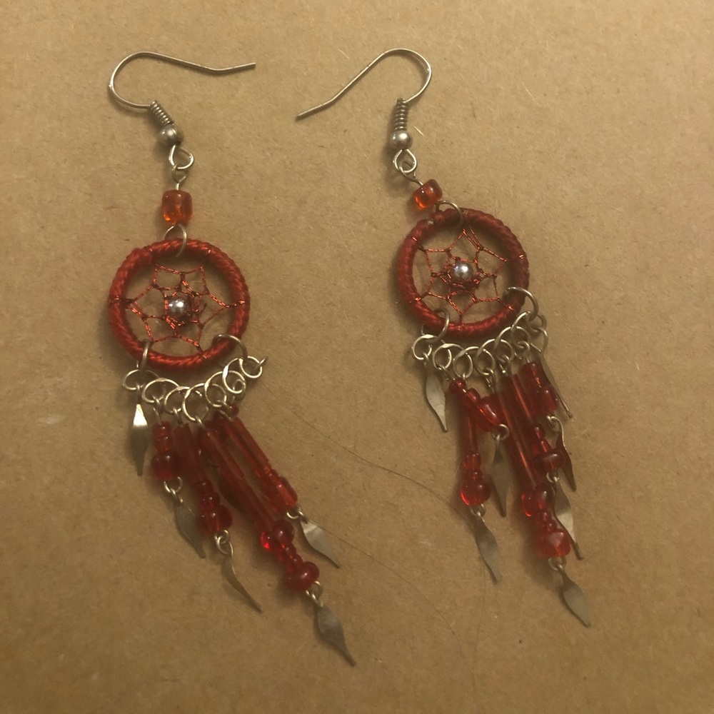 Dream catcher earrings